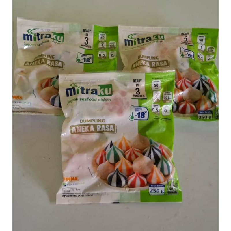 

dumpling mix aneka rasa mitraku 250gr/mitraku dumpling aneka rasa