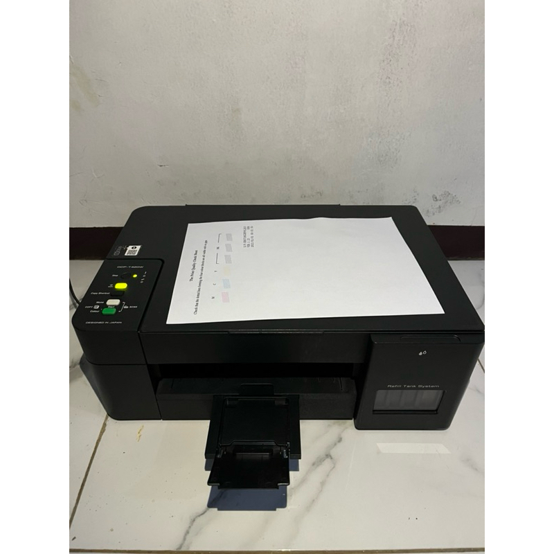 Printer Brother T420 multifungsi wifi bekas normal garansi