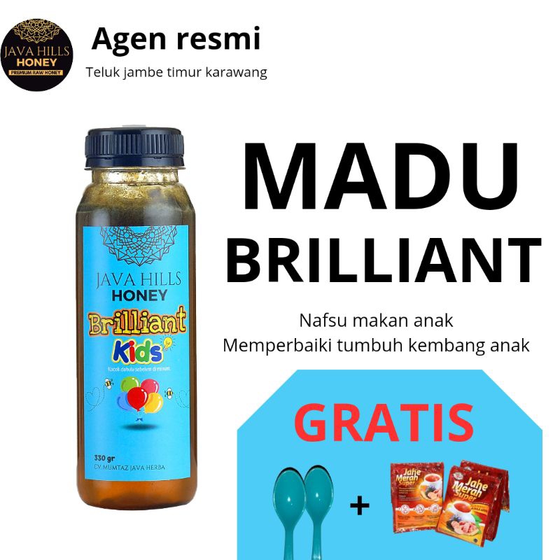 

MADU BRILLIANT KIDS JAVA HILLS HONEY |MADU JAVAHILLS | MADU PENAMBAH NAFSU MAKAN IMUN DAYA TAHAN TUBUH SPEECH DELAY HERBAL ASLI RAW HONEY 100% MADU ASLI |TUMBUH KEMBANG ANAK | MADU UNTUK ANAU ANAK | DAYA TAHAH TUBUH