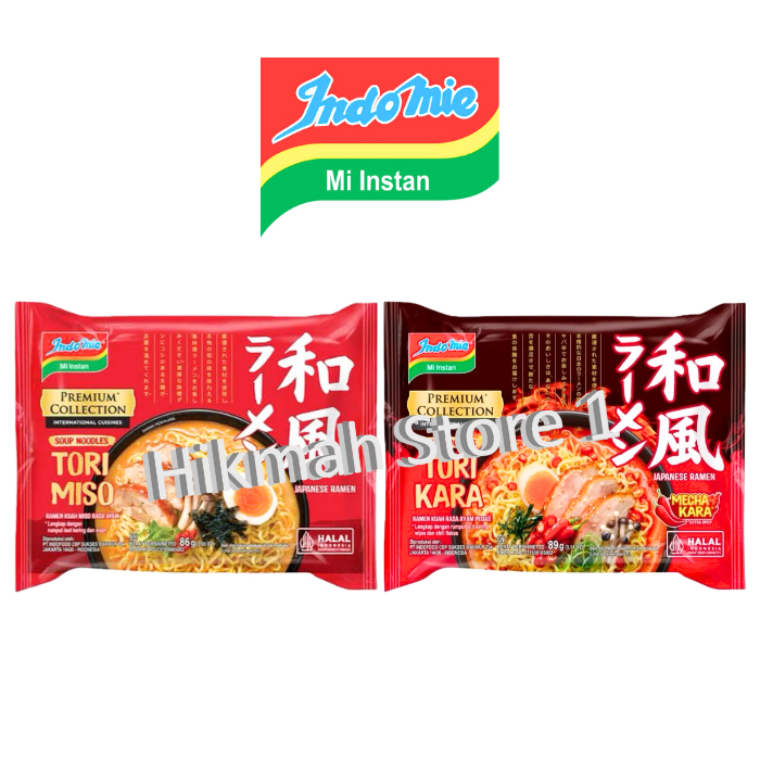 

INDOMIE PREMIUM JAPANESE RAMEN TORI MISO SHOYU