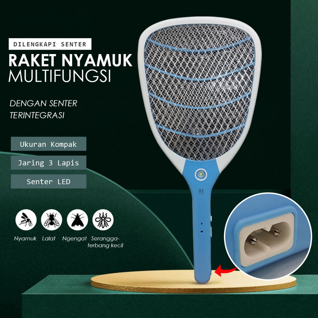 Raket Nyamuk Plastik Raket Nyamuk LED Raket Nyamuk Plastik Berkualitas - DWP-7
