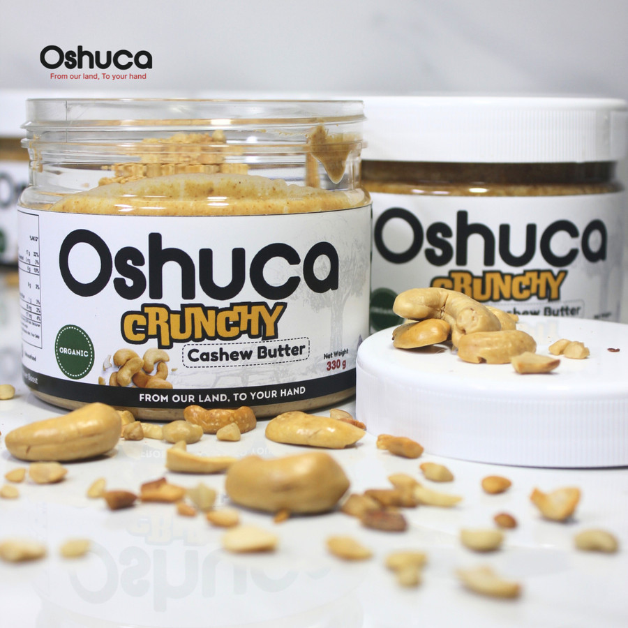 

OSHUCA Organic Crunchy Cashew Butter (330 Gram) / Selai Kacang Mete Organi