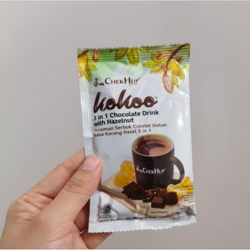 

chekhup kokoo 3in 1 minuman serbuk coklat instan 40g ( 2 sachet )