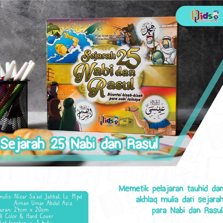 

Buku Anak Sejarah 25 Nabi Dan Rasul 1 Set 5 Jilid - Penerbit : Perisai Quran Kids