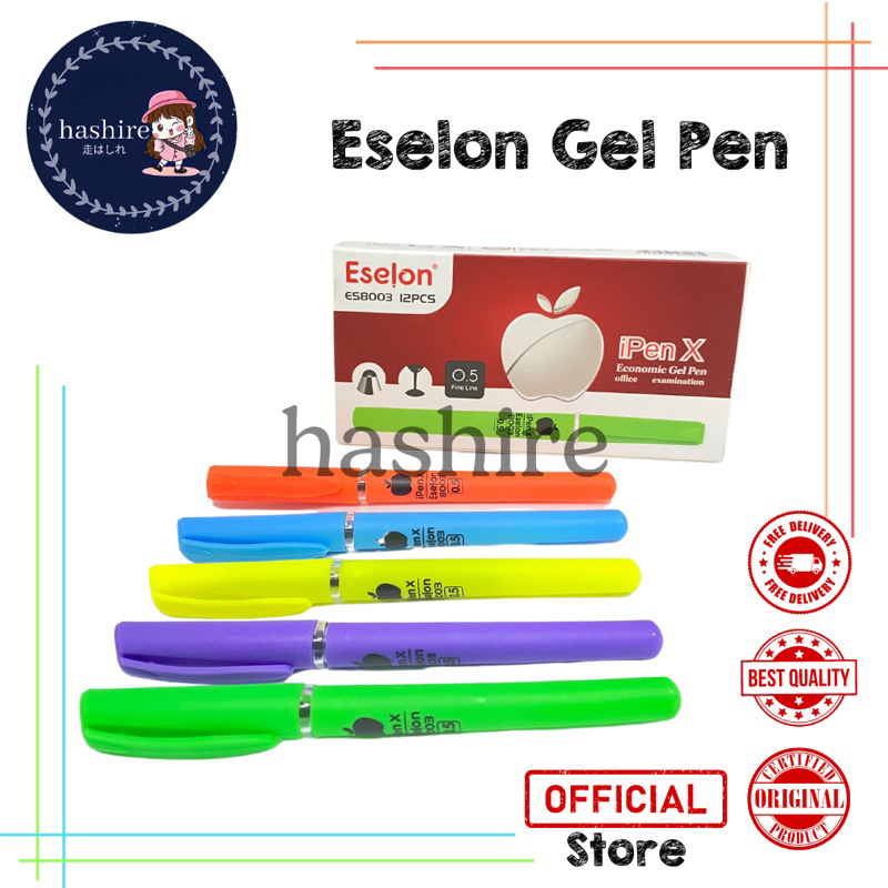 

12Pulpen / pulpen gel / ballpoint / Pulpen gel IpenX Apel Eselon G 8003