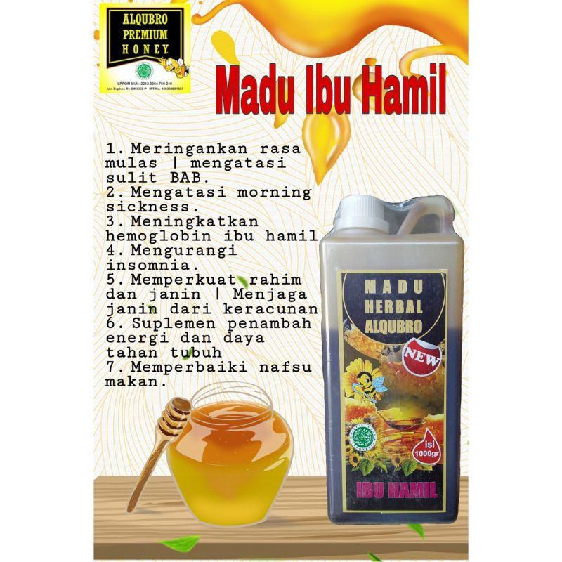 Madu Gold Ibu Hamil Al-Qubro 𝟭𝗞𝗴