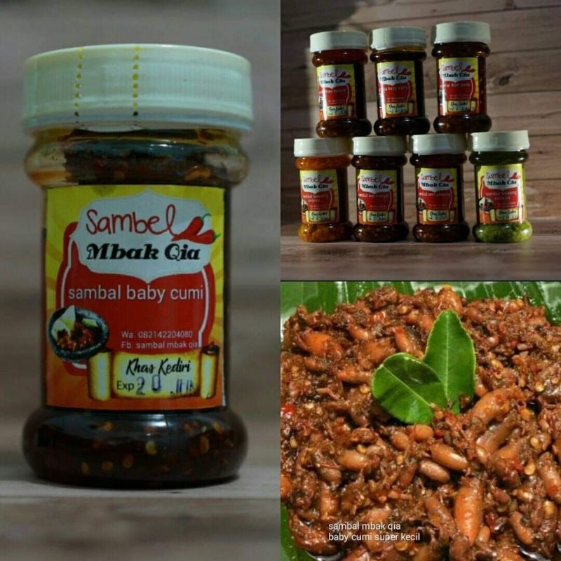 

sambal baby cumi kemasan 150gram