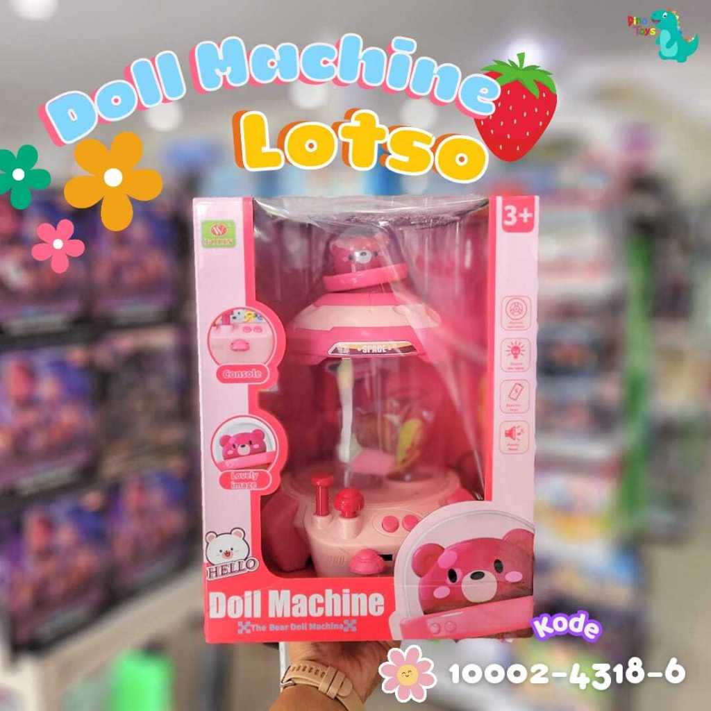 WS018 DOLL MACHINE LOTSO MAINAN ANAK MESIN CAPIT Boneka