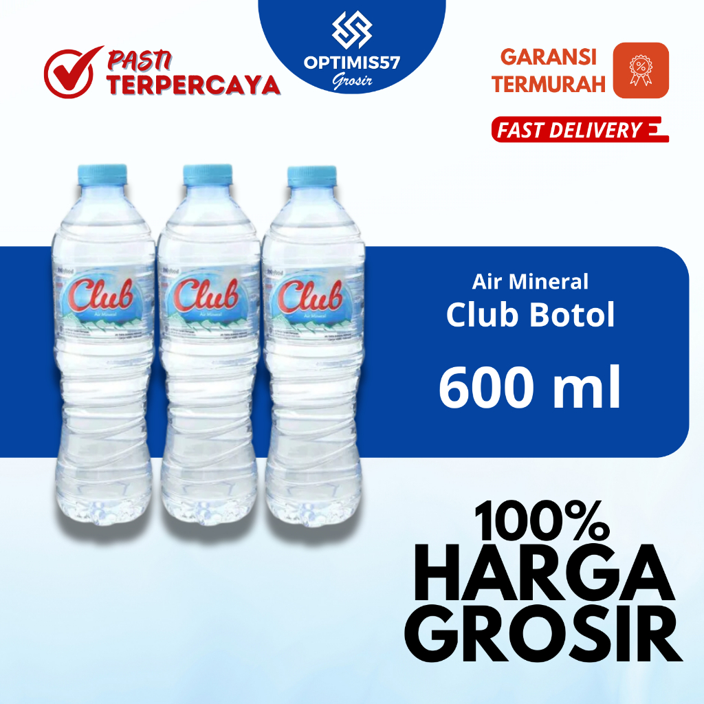 

Club Botol 600ml | Air Mineral Club Botol Grosir Termurah 24pcs OPT11065