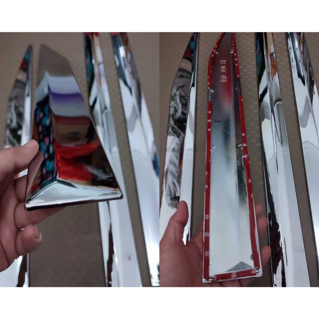 List Lis Body Mobil NEW Agya Ayla Chrome Model Lebar {FREE TONGKAT E-TOLL}