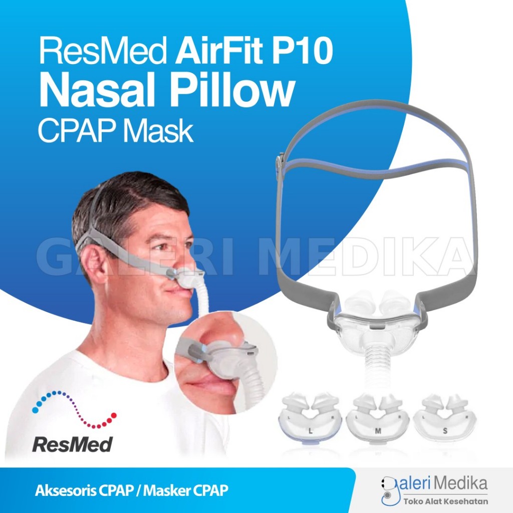 Masker CPAP ResMed AirFit P10 Nasal Pillow Mask - CPAP Mask