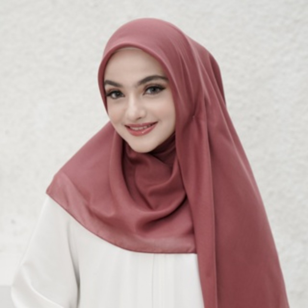 MANDJHA Basic Scarf 28 By IVAN GUNAWAN - Jilbab Hijab Segi Empat Polos BW ORIGINAL MANDJHA