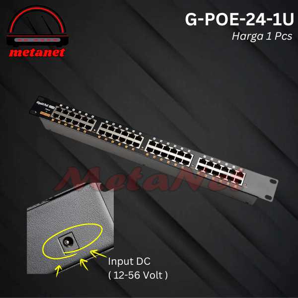 Passive POE Injector 24 Port Gigabit|GIGABIT POE 24 Port
