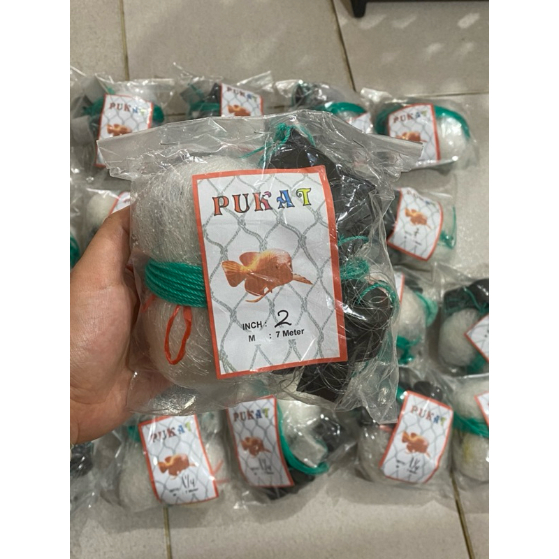 PUKAT IKAN JADI / JARING IKAN JADI 7 meter