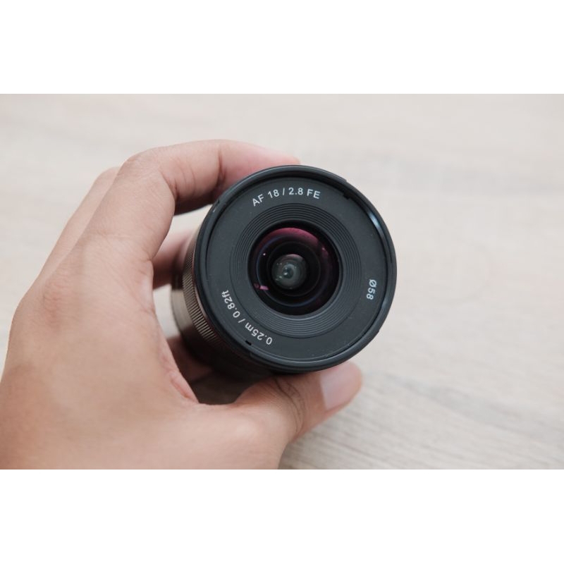 Samyang FE 18mm f2.8 AF lensa kamera Mirrorless Sony A7 A7C Mark i ii iii