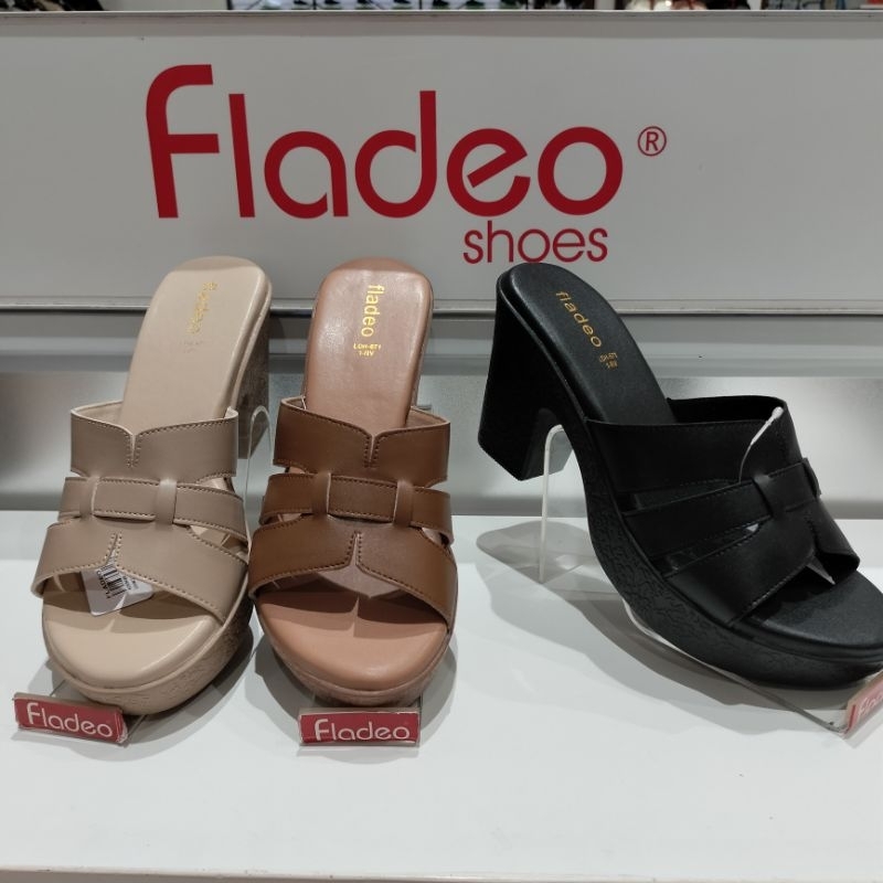 sendal wedges fladeo cewek hak 9cm(36-40)