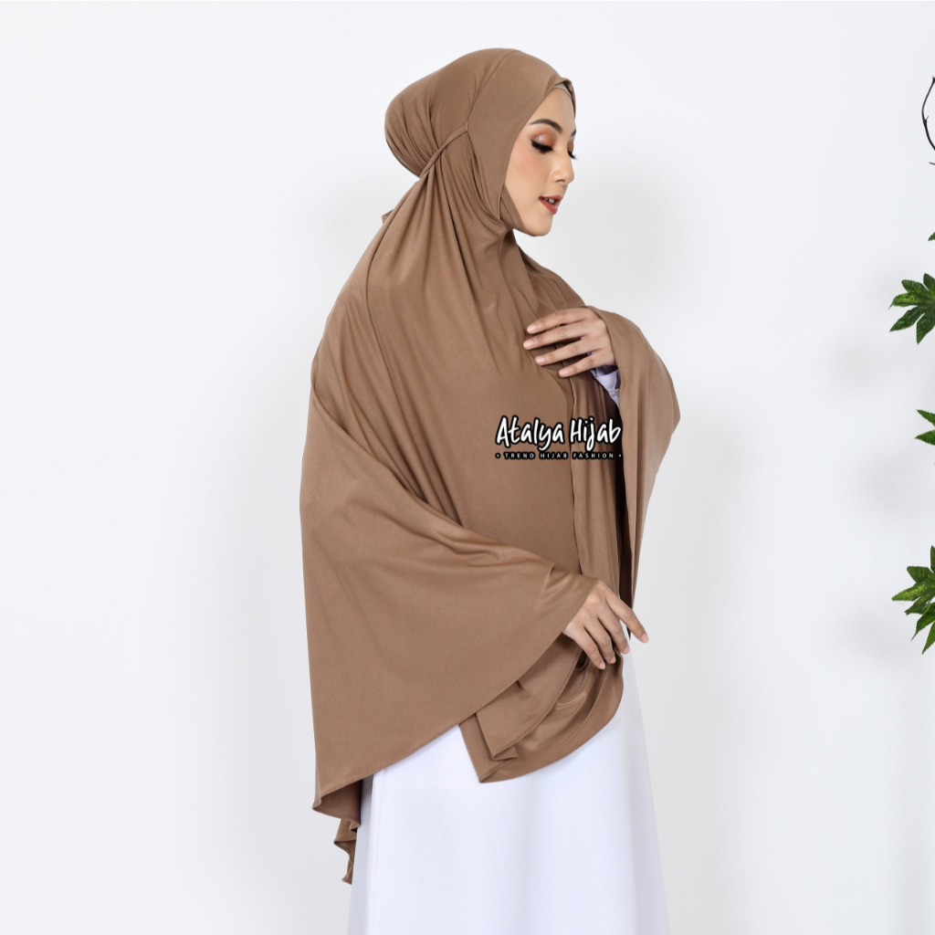 ATALYA HIJAB BERGO JUMBO JERSY XXXL /KERUDUNG BERGO JUMBO DAGU JERSY