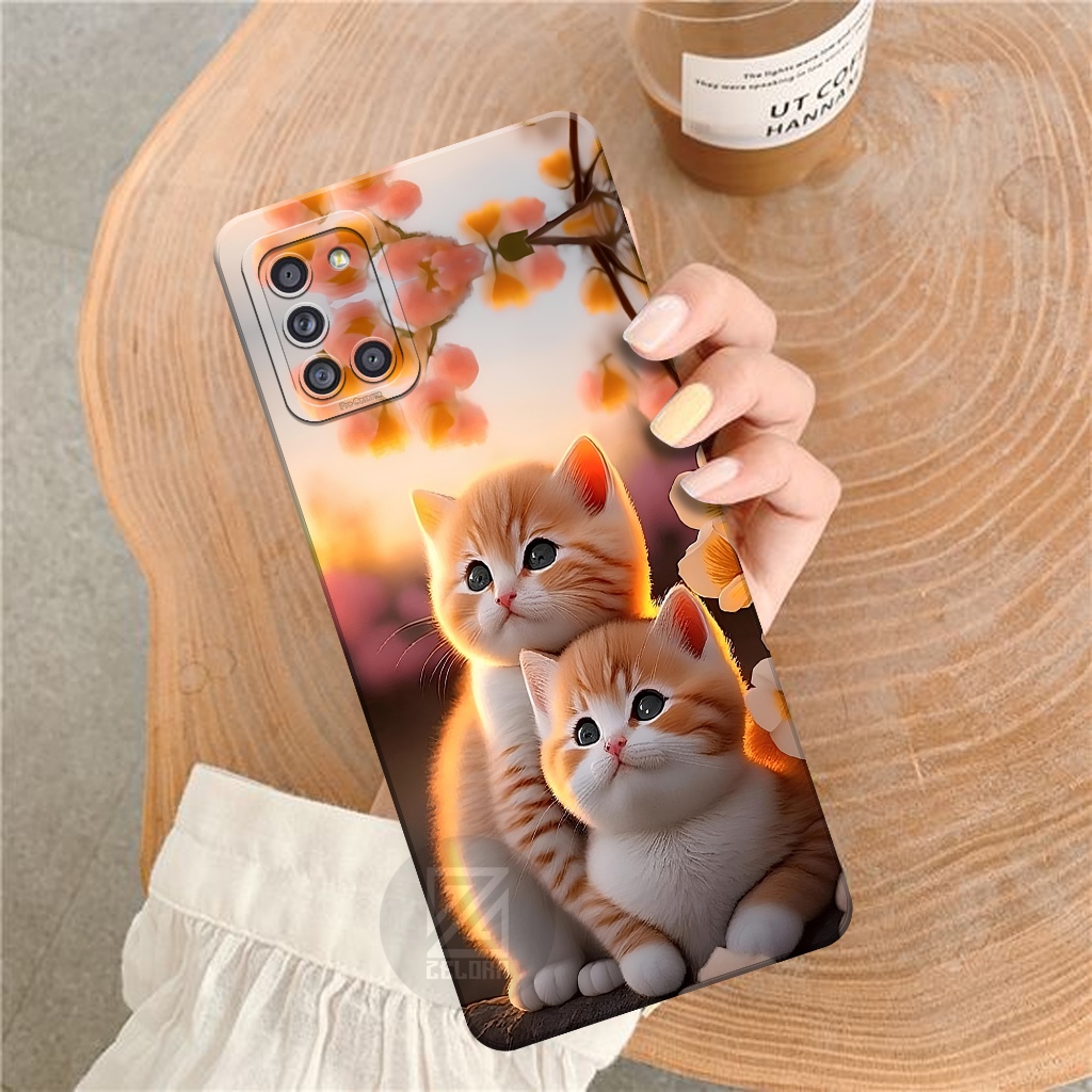 Casing Samsung Galaxy A31 ZELORA Fashion Case Kucing Softcase Samsung Galaxy A31 Case Samsung Galaxy