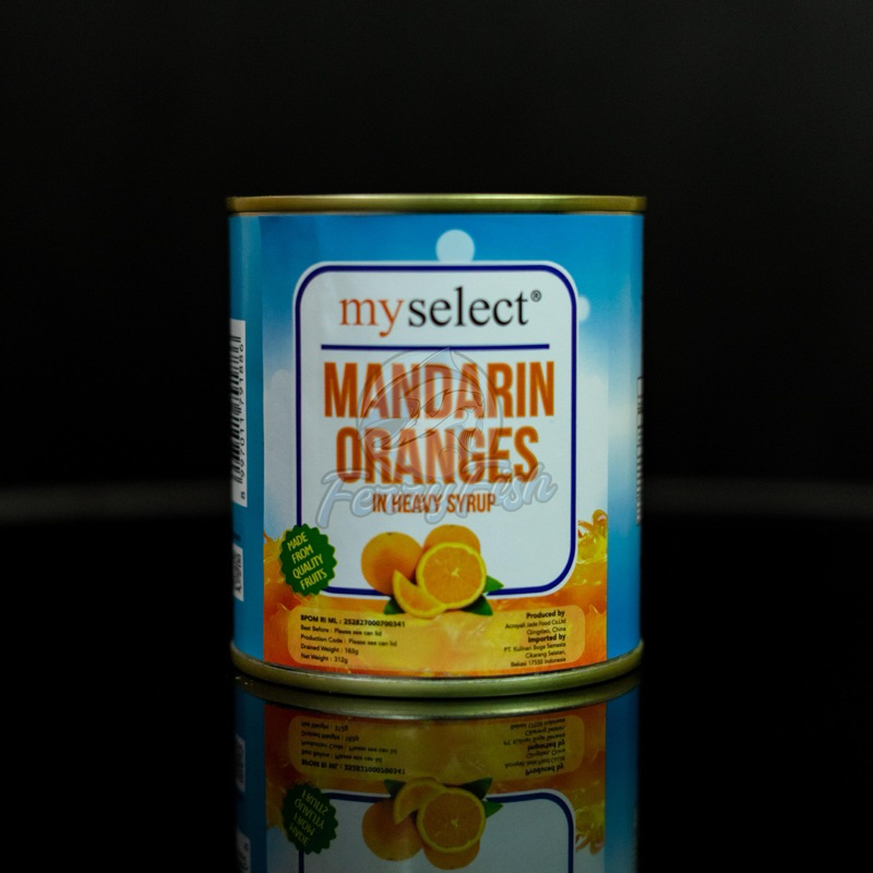 

MyTaste Jeruk Mandarin / MySelect Mandarin Oranges in Heavy Syrup 312 Gram