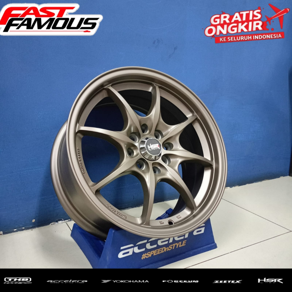 velg mobil ring 16 rata body hsr sadau bisa untuk Brio, jazz, agya, avanza dll