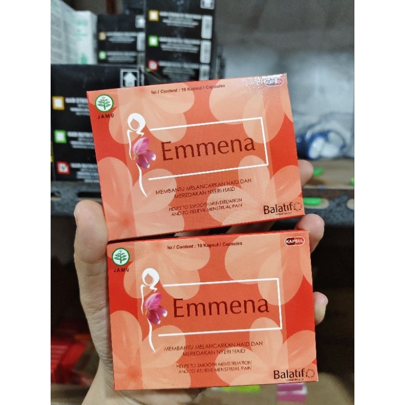 LARIS JAYA ⋆ EMMENA MELANCARKAN HAID  ISI 10 KAPSUL