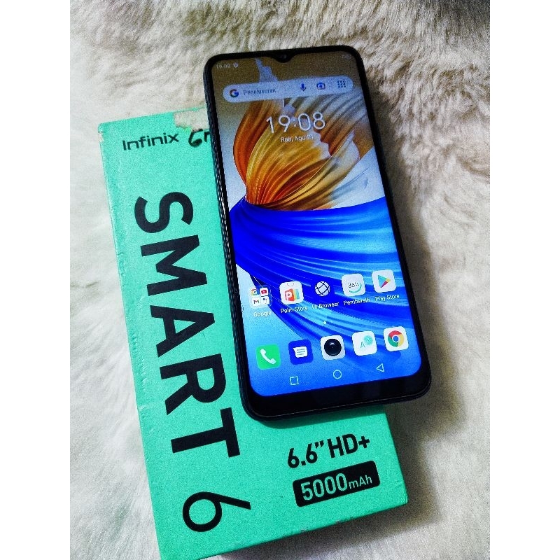 INFINIX SMART 6HD 2/32 LENGKAP NO MINUS