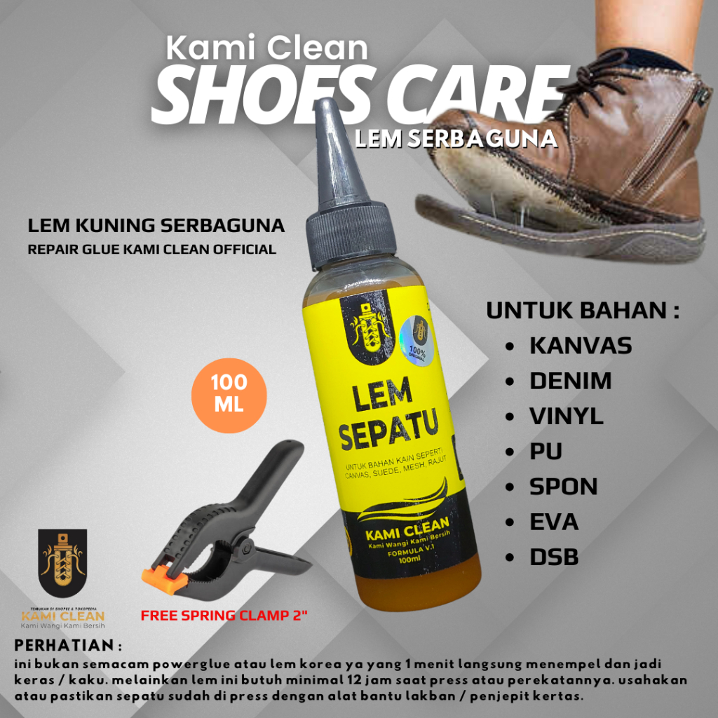 Lem Sepatu Super Serbaguna Rekat Kuat & Tahan Lama