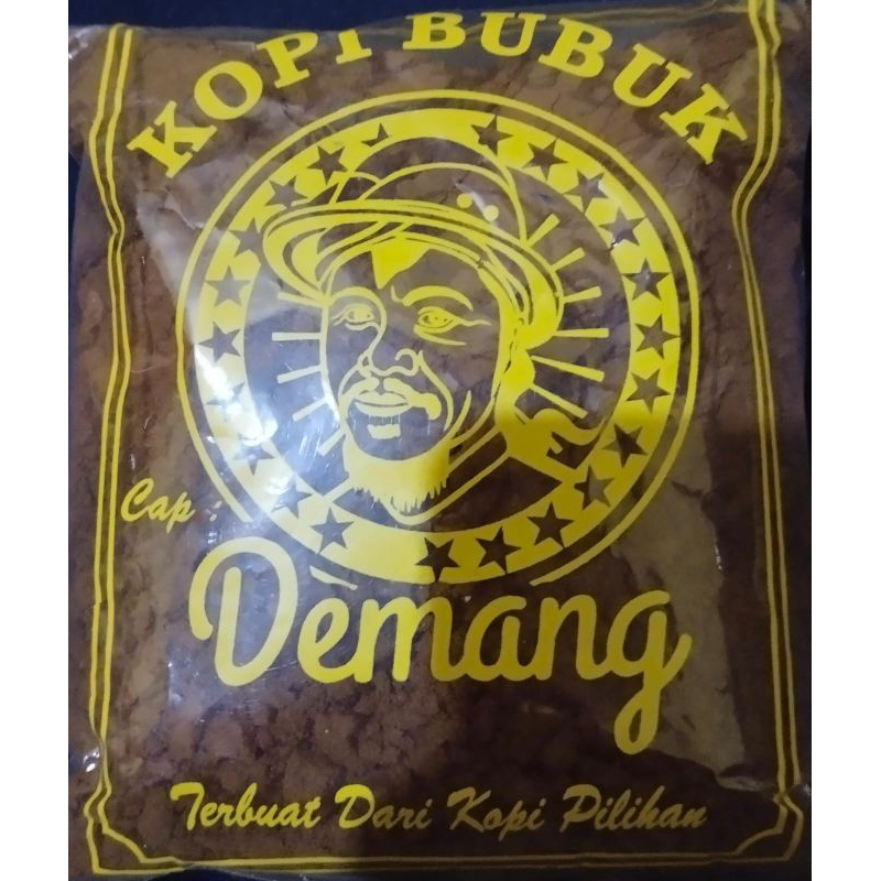 

KOPI BUBUK DEMANG TERBUAT DARI KOPI PILIHAN BERAT KURLEB 140 GRAM