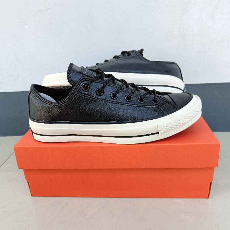 Sepatu Sneakers Converse All star Kulit Low Hitam putih Grade Original Terlaris Sepatu Pria/wanita s