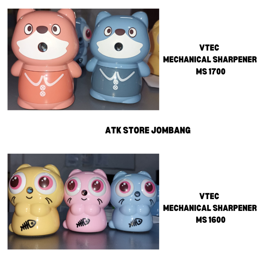 

V TEC - MECHANICAL SHARPENER - RAUTAN MEKANIK KARAKTER LUCU - MS 1600 / MS 1700 VTEC - ATJ