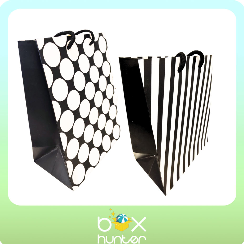 

4pcs Paper Bag Tribal, Polkadot & Line || Tas Hadiah / Souvenir