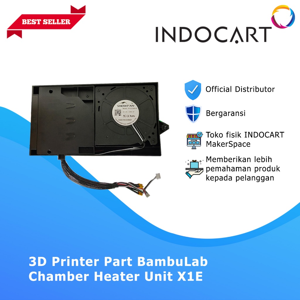 3D Printer Parts BambuLab Chamber Heater Unit X1E