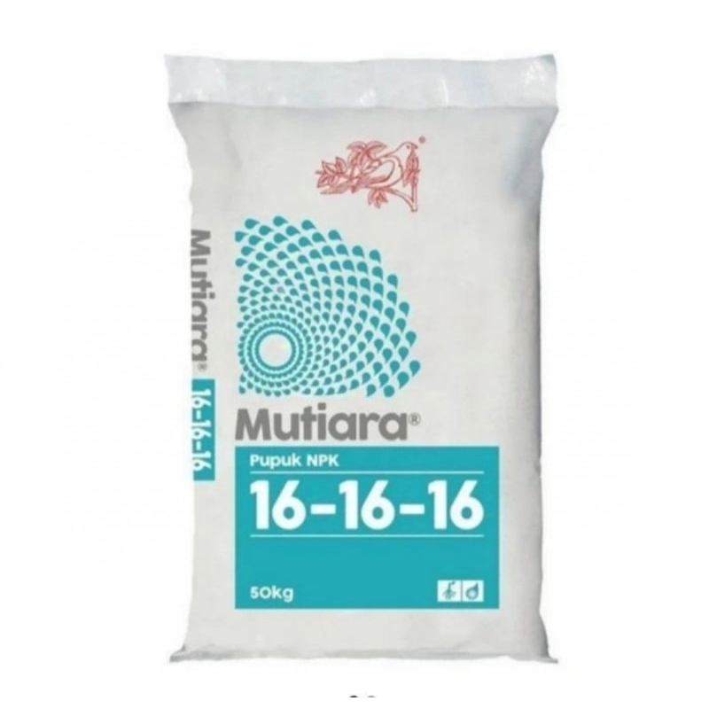 PUPUK NPK MUTIARA 16-16-16 KEMASAN PABRIK ORIGINAL 50KG