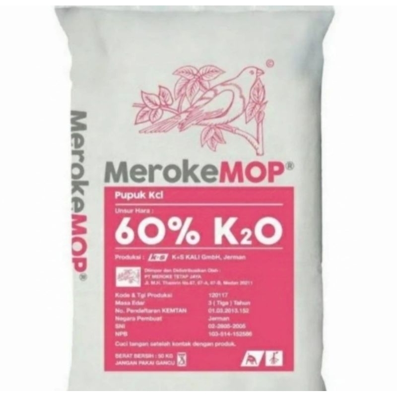 PUPUK KCL 50KG KEMASAN ORIGINAL PABRIK
