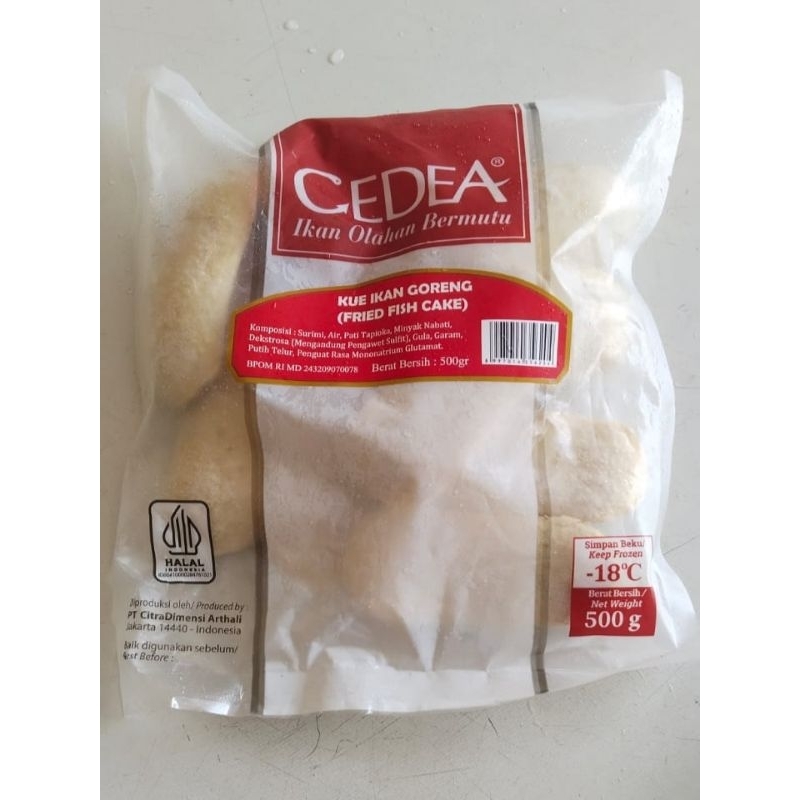 

fish cake cedea 500 gr