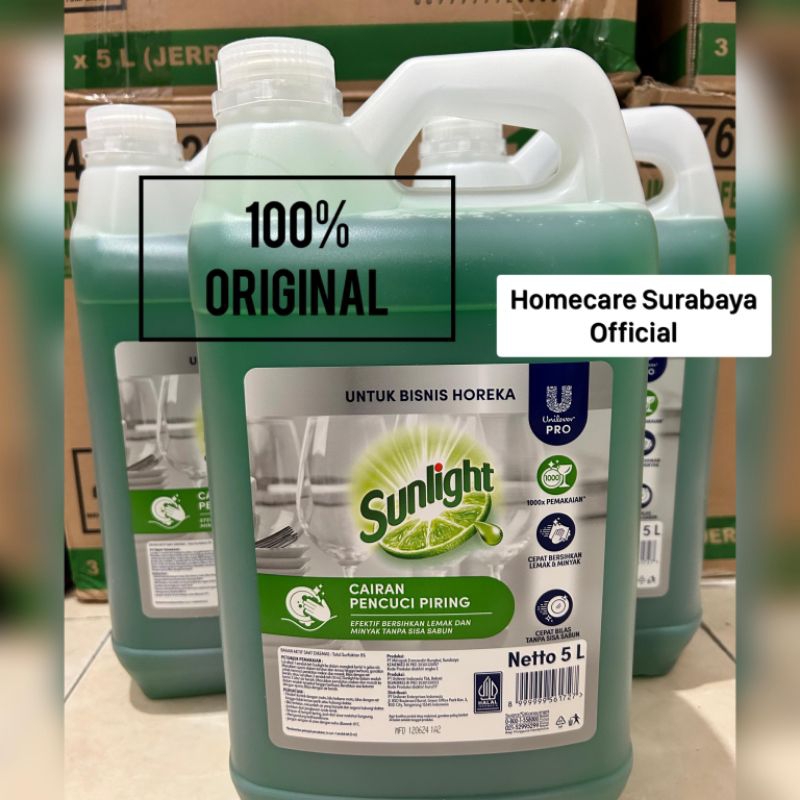 SUNLIGHT PROFESSIONAL 5L / Sunlight 5L / Sunlight Sabun Cuci Piring / Sabun Cuci Piring Sunlight 4,5