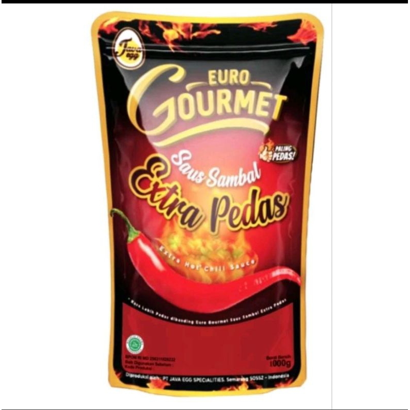 

Euro Gourmet Saus Sambal saus sambal extra pedas