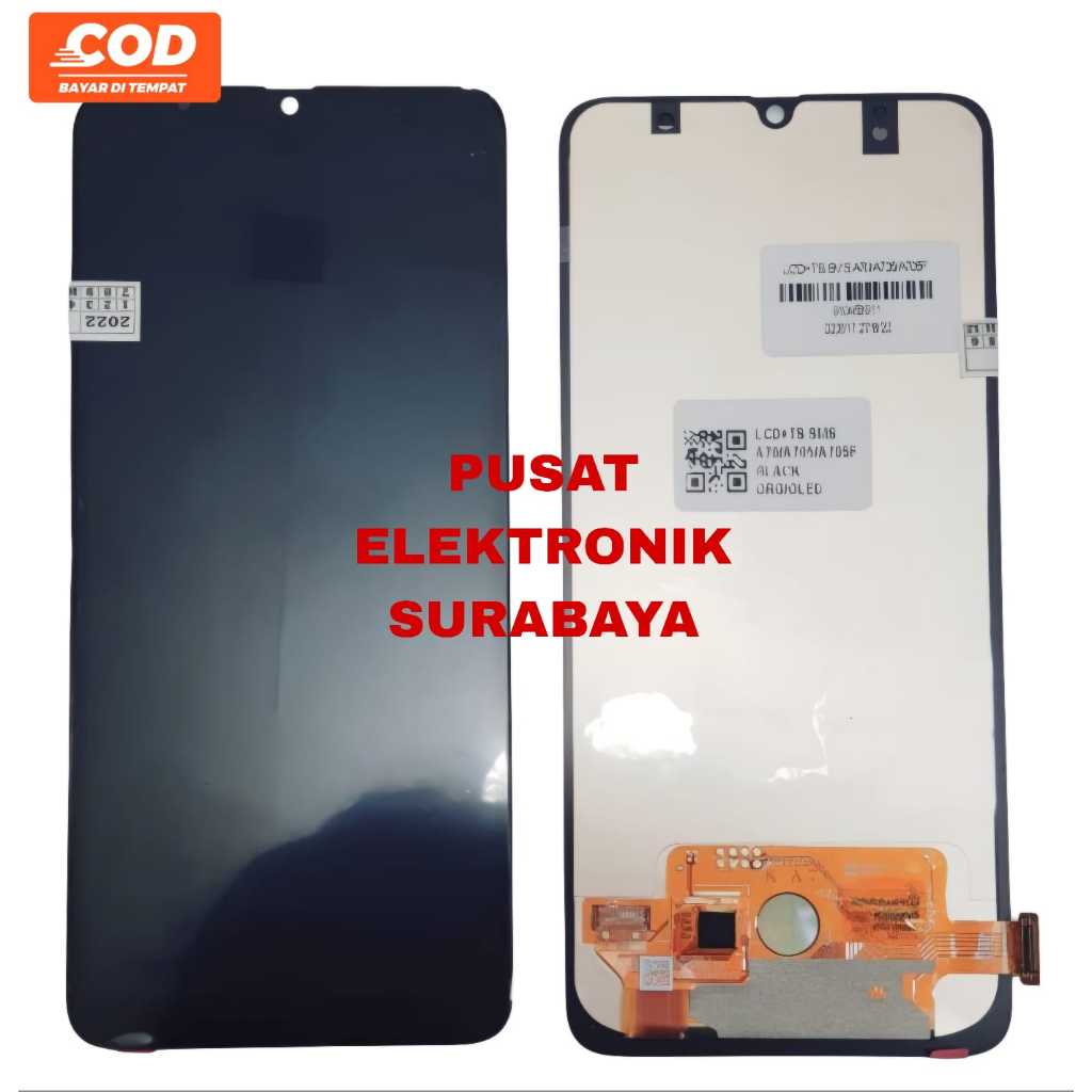 LCD TOUCHSCREEN SAMSUNG GALAXY A70 / A705 / A705F - AMOLED ORIGINAL BERGARANSI