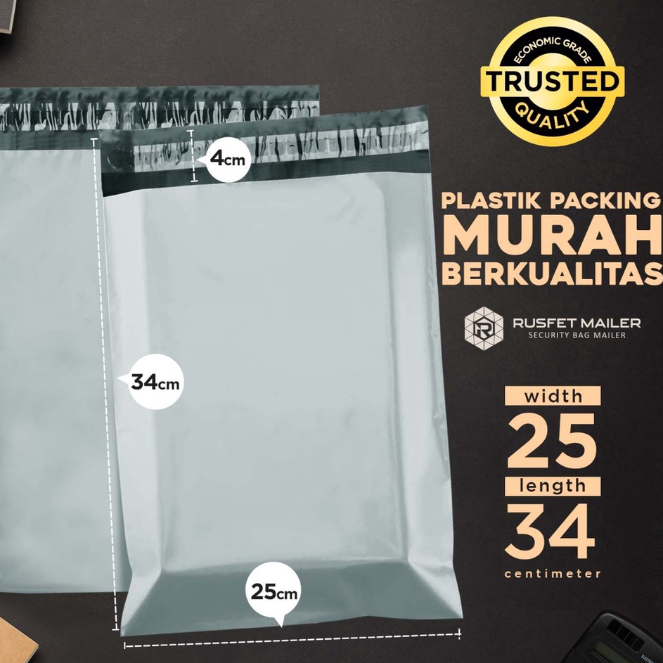 

KODE PRODUK GISI96496 Polymailer Ekonomis Light Gray Plastik Packing Online Murah 25x35