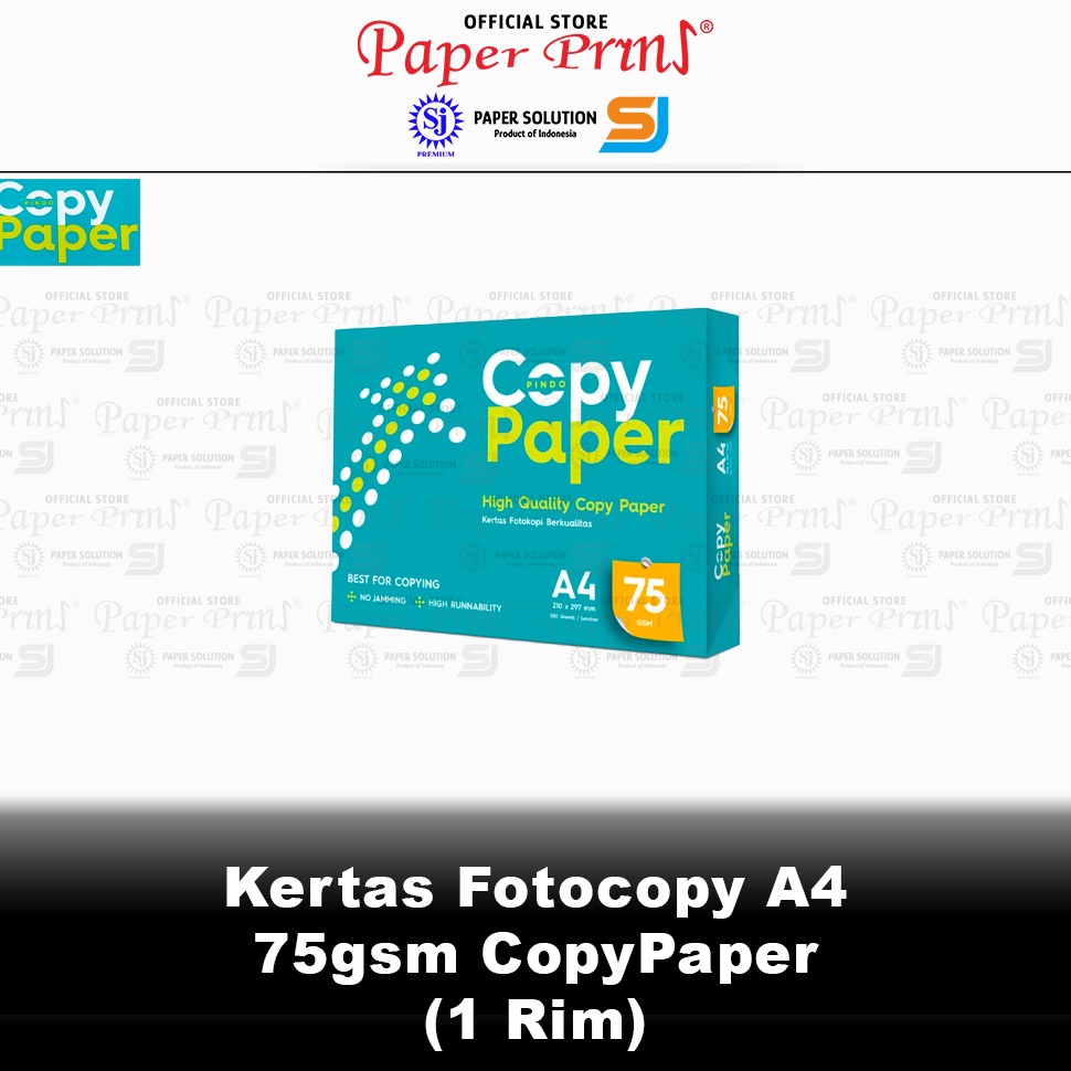 

KODE PRODUK Q7SLY5975 Kertas Fotocopy HVS A4 75gr CopyPaper 1 Rim