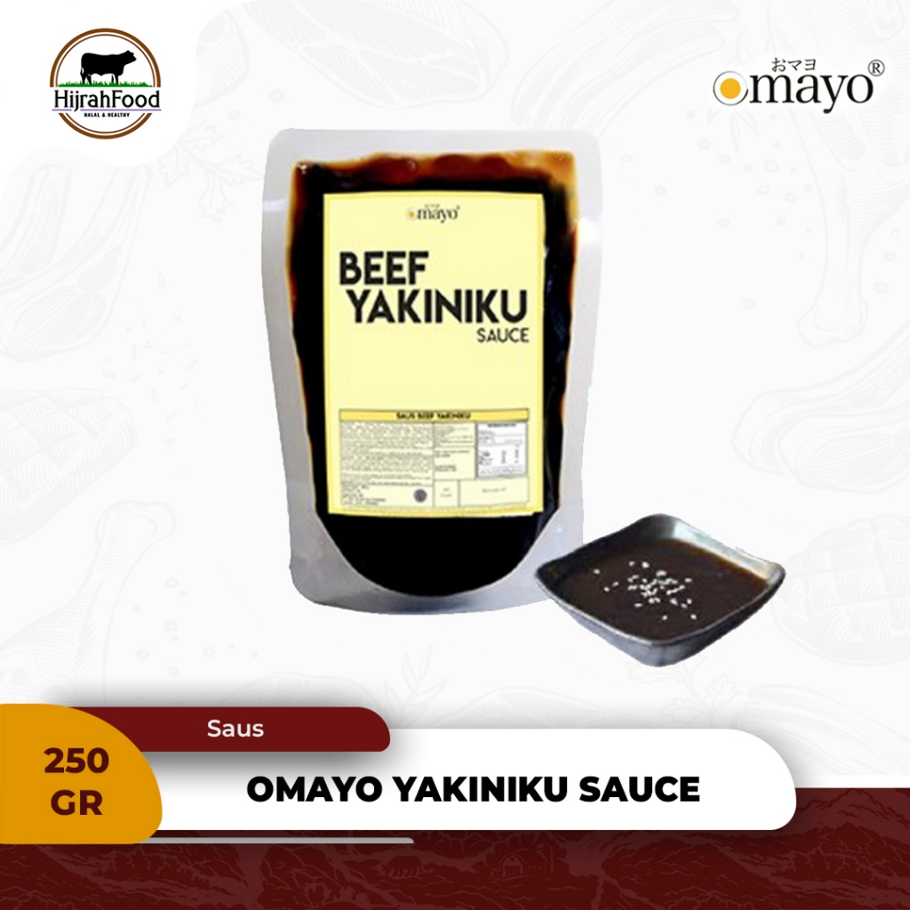 

Omayo Beef Yakiniku Sauce Saus Bumbu Yakiniku Kemasan Pouch 250 gram