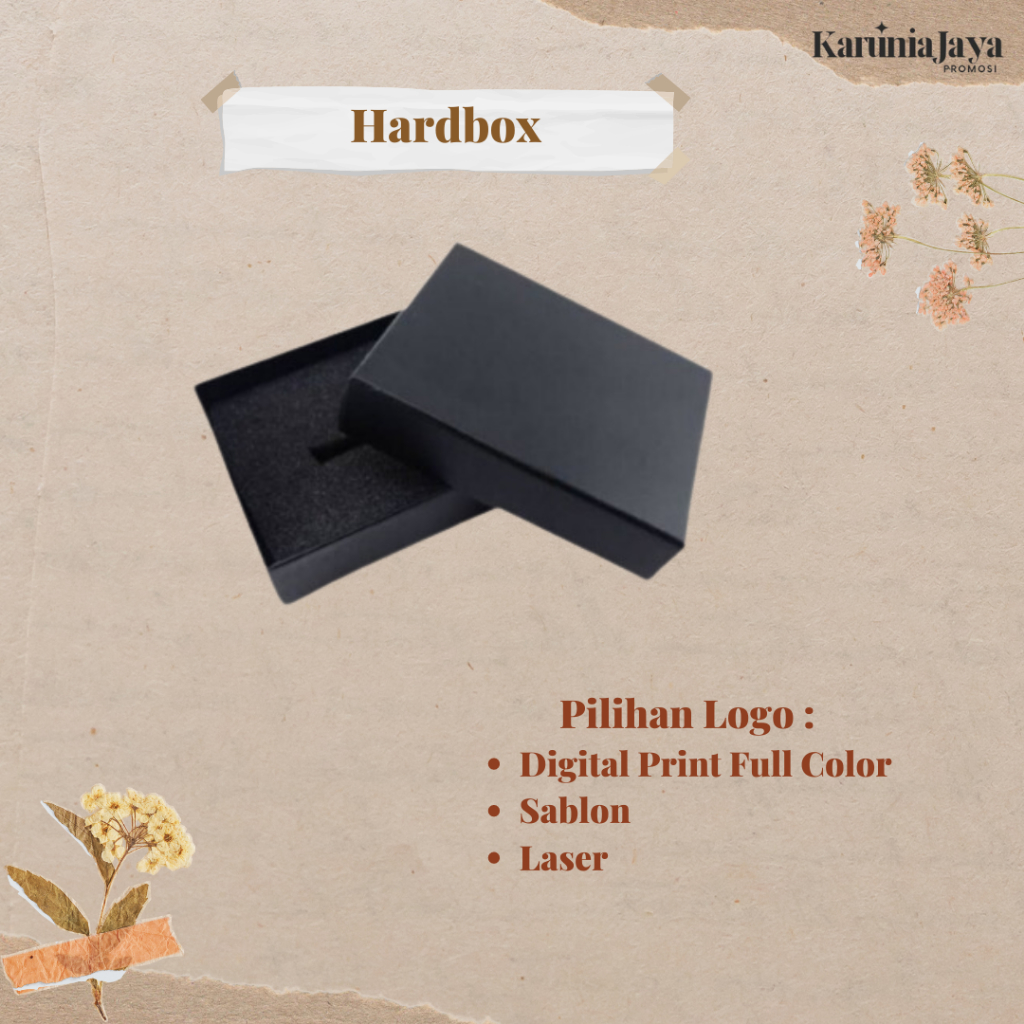 Biaya Tambahan Packaging Flashdisk - Hardbox Custom