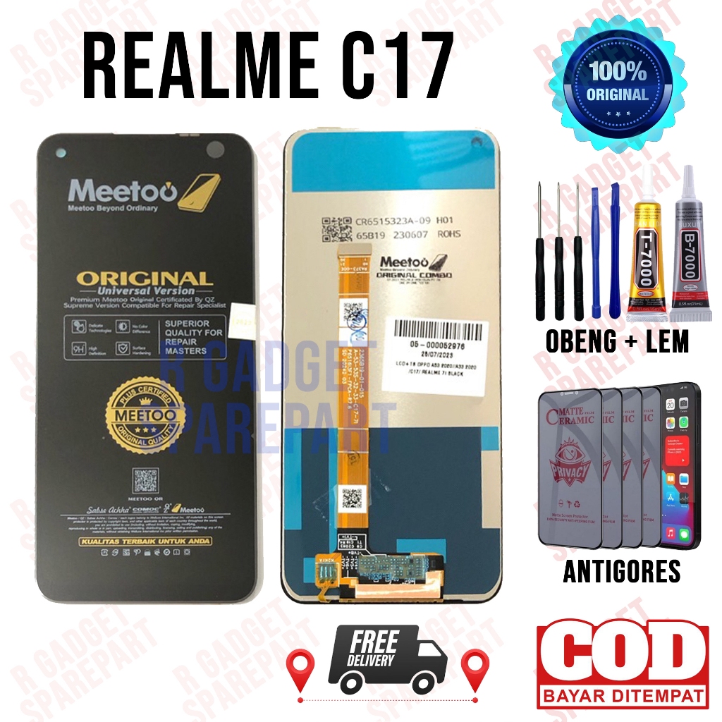 Lcd Realme C17 Original OEM Quality Lcd Touchscreen Realme C17 Fullset