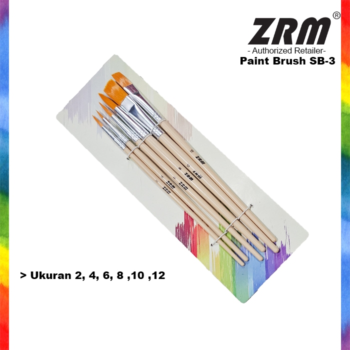 

ZRM Kuas Lukis / Paint Brush Set 5pcs / 6pcs