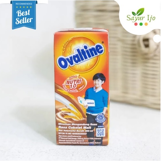 

OVALTINE Susu UHT Cokelat Malt 200 ML / Pack Fresh Chocolate Milk Coklat Susu Segar Instant