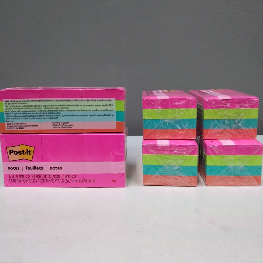 

KODE PRODUK FTPOF676 3M post it 653AN warna neon sticky note 35mmx48mm memo tempel