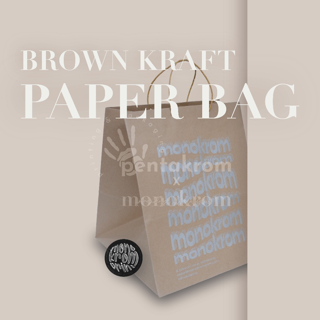 

Brown Kraft 200gsm (Square / Rectangle) Paper Bag