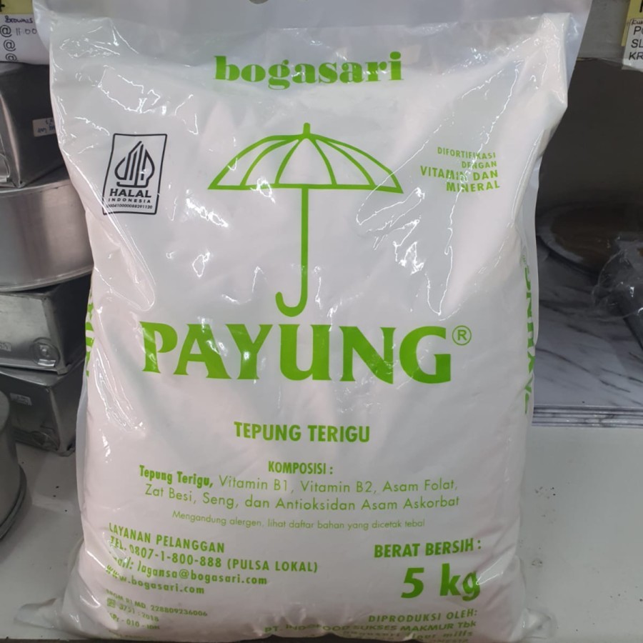 

TEPUNG TERIGU CAP PAYUNG BOGASARI KEMASAN 5KG