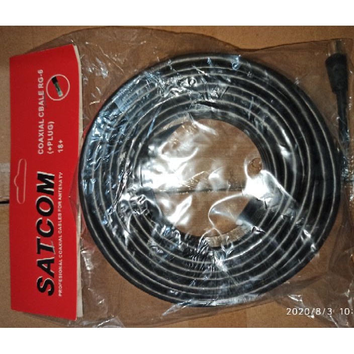 Mega Kabel Antena 18meter merk Satcom  Visicom