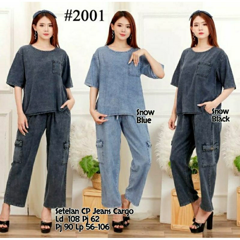 gfs Setelan CP Jeans Cargo 2001